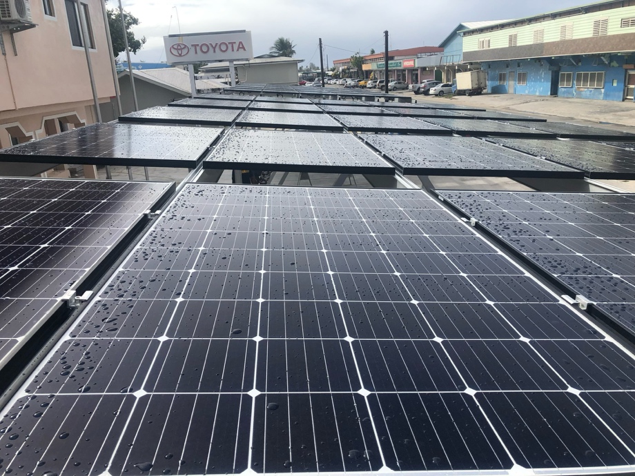 Solar panels at Bikini Town Hall