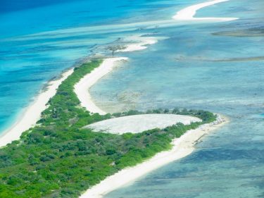Enewetak aerial view Runit Dome
